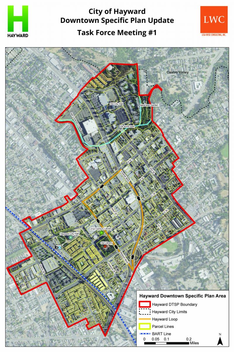 Downtown Specific Plan Project Maps City of Hayward Official website